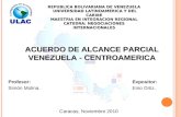 ACUERDO DE ALCANCE PARCIAL VENEZUELA - CENTROAMERICA