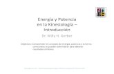UACH Kinesiologia Fisica 06 Energia Y Potencia Introduccion