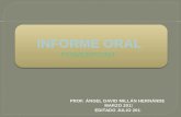 Informe oral