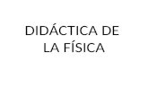 DidáCtica De La FíSica