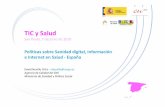 Políticas sobre Sanidad digital, Información e Internet en Salud - España
