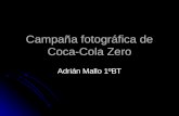 Campaña fotográfica de Coca-Cola Zero