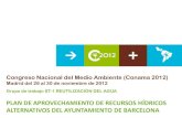 María José Chesa Marro Técnica de la Dirección del Ciclo del Agua Ayuntamiento de Barcelona