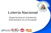 Comercio Electronico en Ecuador - Loteria Nacional
