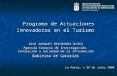 Programa de actuaciones de la Agencia Canaria de Investigación, Innovación y Sociedad de la Información (ACIISI)