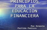 Principios Para La Educacion Financiera