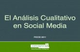 Análisis Cualitativo en Social Media | Ficod 2011