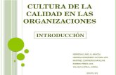 Cultura de la calidad en las organizaciones