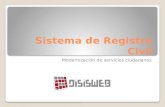 SIREC: Sistema Integral del Registro Civil