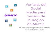 Social media para museos de la Región de Murcia