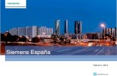 Presentación Corporativa Siemens España 2014