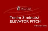 Elevator pitch ce