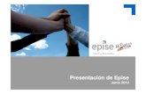 Presentacion Epise-juny 2010