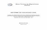 Informe de Sociedad Civil 2012 sobre las observaciones del Comité de Protección de los derechos de los trabajadores migratorios