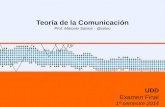 Pauta Examen Teoría de la Comunicación DG