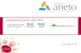 Presentación Microsoft Dynamics NAV 2013 - Grupo Aneto