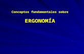 Conceptos de Ergonomia