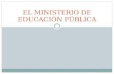 El ministerio de educación pública y conesup