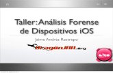 Taller: Analisis forense de dispositivos iOS