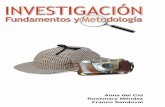 Investigacion fundamentos y metodologia