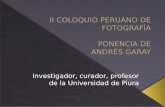 Escuela de Fotografia peruana en Arequipa