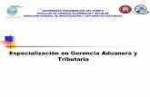 Especialización en Gerencia Aduanera y Tributaria