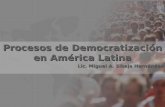 Procesos de Democratización en América Latina