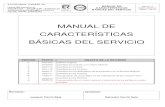 Manual características básicas del servicio  edición 8