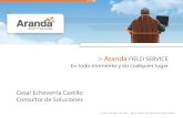 Memorias webCast Asignación eficiente de personal en campo con Aranda FIELD SERVICE