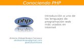 Conociendo php (201009)