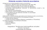 Historia social e historia económica