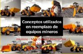 Conceptos Utilizados en Reemplazo de Equipos Mineros