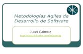 Metodologías agiles de desarrollo de software