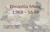 Dinastia ming 1368-1644, espais.