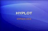 HYPLOT HYPACK 2013. Ploteo Hojas Finales: HYPLOT Interface similar a HYPACK® ®. Interface similar a HYPACK® ®. Plotea todos los Archivos de fondo. Plotea.
