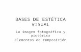 BASES DE ESTÉTICA VISUAL La imagen fotográfica y pictórica Elementos de composición.