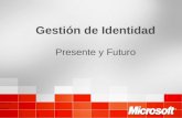 Gestión de Identidad Presente y Futuro. 2 Agenda Plataforma de Gestión de Identidad Partners Productos Windows Server 2003 R2 MIIS Evolución Metasistema.
