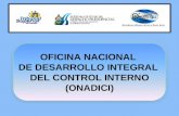 OFICINA NACIONAL DE DESARROLLO INTEGRAL DEL CONTROL INTERNO (ONADICI) OFICINA NACIONAL DE DESARROLLO INTEGRAL DEL CONTROL INTERNO (ONADICI)