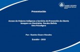 Presentación Acceso de Mujeres Indígenas a Servicios de Prevención de Aborto Inseguro en Municipios Rurales Bolivia Otro Paradigma Por: Ramiro Claure Morales.