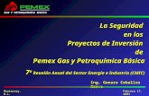 Ing. Genaro Ceballos Bravo La Seguridad en los Proyectos de Inversión de Pemex Gas y Petroquímica Básica 7 a Reunión Anual del Sector Energía e Industria.