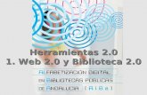 Herramientas 2.0 1. Web 2.0 y Biblioteca 2.0. Guión Origen del concepto Web 2.0 Ejemplos de sitios 2.0 Elementos de la Web 2.0 Concepto de Biblioteca.