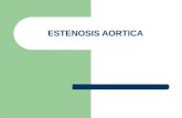 ESTENOSIS AORTICA. Etiologia y prevalencia EA degenerativa: proceso inflamatorio activo (similar a aterosclerosis) depósito de lípidos, infiltración de.