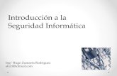 Introducción a la Seguridad Informática Ing° Hugo Zumaeta Rodriguez ehzr@hotmail.com.