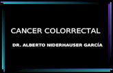 CANCER COLORRECTAL DR. ALBERTO NIDERHAUSER GARCÍA.