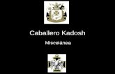 Caballero Kadosh Miscelánea. Un antiguo diploma masónico, que por su simbolismo parece corresponder al Kadosh.