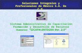 Soluciones Integrales y Profesionales de México S.A. De C.V. Sistema Administrativo de Capacitación Formación y Desarrollo de Recursos Humanos SICAPA-INTEGRA.