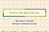 Estilos de Aprendizaje Ministerio Infantil División Interamericana.