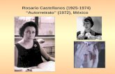 Rosario Castellanos (1925-1974) Autorretrato (1972), México.