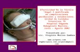 Efectividad de la Técnica Angel 2modificada en complicaciones peribucales y extubaciones. Unidad de Cuidados Intensivos 7B Hospital Edgardo Rebagliati.
