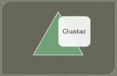 Gustar. Gustar: Una Definición Gustar significa to be pleasing to someone (A mí) me gusta(A nosotros/as) nos gusta (A ti) te gusta(A vosotros/as) os gusta.